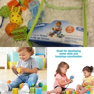 Kidoozie Lace A Shape String Activity Motor Skill Learning Toy